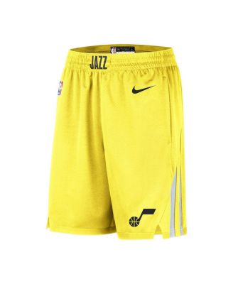 Men's Gold Utah Jazz 2020/21 Association Edition Swingman Performance Shorts