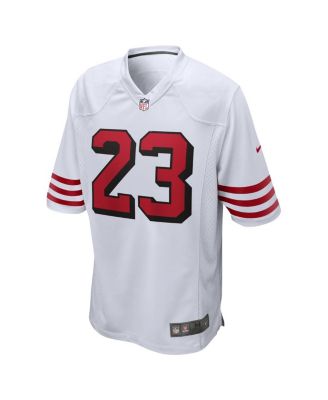 Men's Christian McCaffrey White San Francisco 49ers Game Jersey