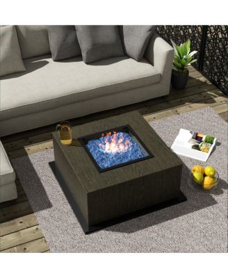 Fire Pit Fire Glass Tempered Glass Rocks for Fireplace Accessories