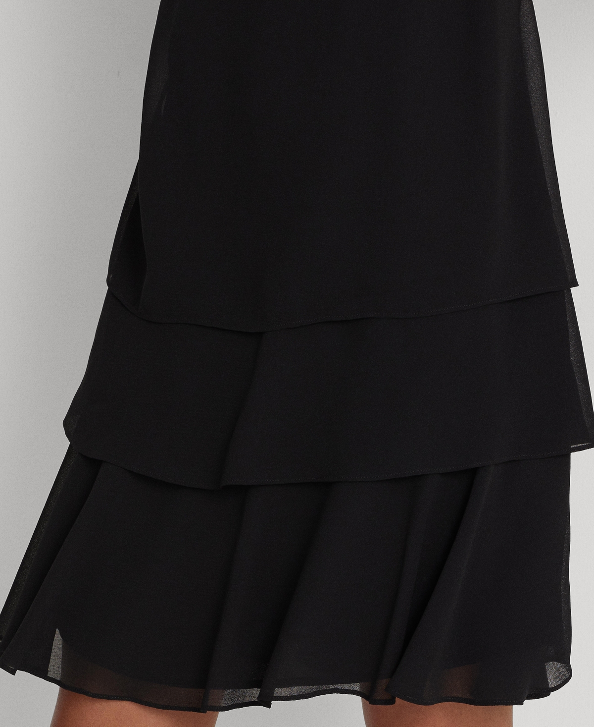 Lauren Ralph Lauren Women's Crinkle Georgette Shift Dress