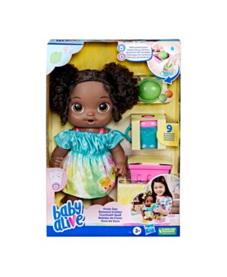 Fruity Sips Doll, Lime, Black Hair