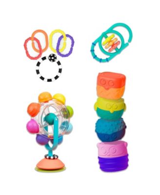 Sassy The Mover & Shaker Sensory Toy Gift Set, 7 Piece