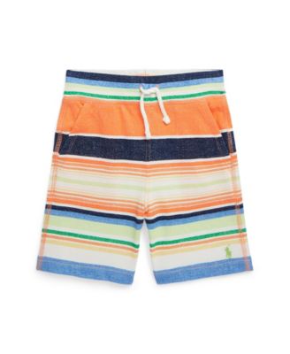 Polo Ralph Lauren Little and Toddler Boys Striped Cotton Mesh
