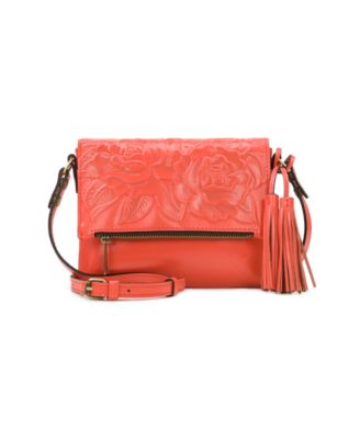 Patricia Nash, the high quality Corfu Leather Crossbody Bag