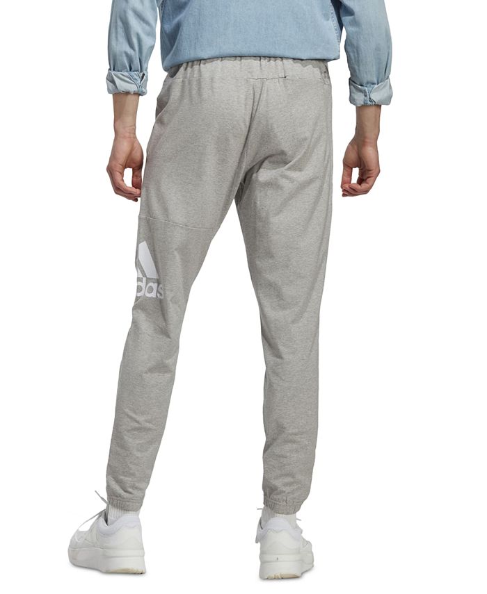 adidas Men's Essentials Single Jersey Tapered Badge of Sport Joggers ...