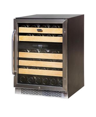 46 bottle Dual Temperature Zone Built-In Wine Refrigerator