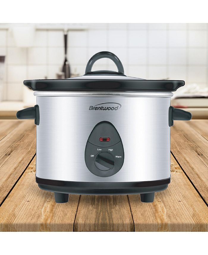 Brentwood Appliances Brentwood 1.5 Quart Slow Cooker in Stainless Steel