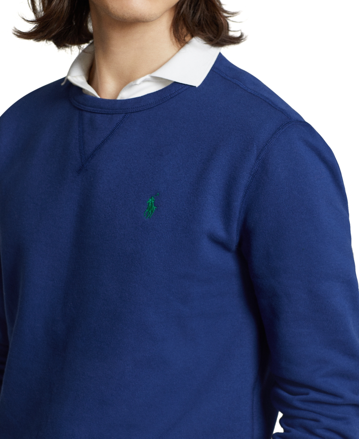 Polo Ralph Lauren Polo Pony Crew-neck Sweatshirt Clothing In Polo Black