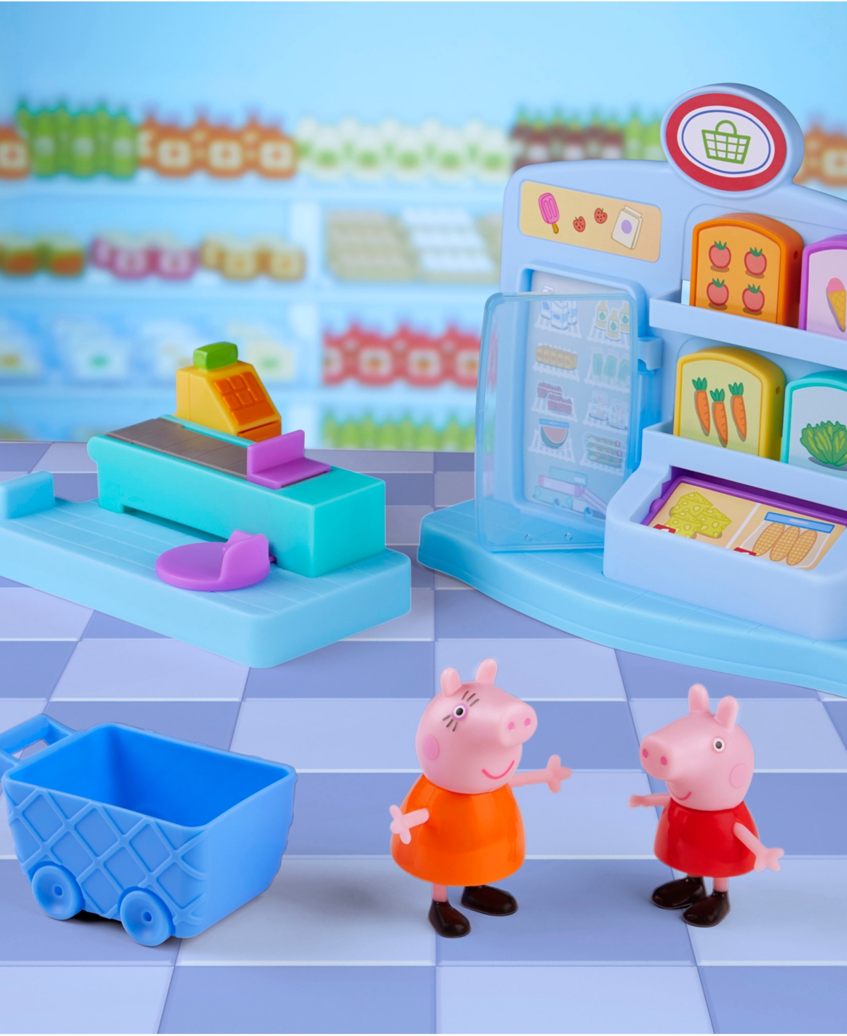 Shop Peppa Pig Peppa's Supermarket In Multi Color