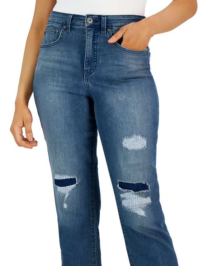 Style & Co Women's HighRise Cropped Mom Jeans, Created for Macy's