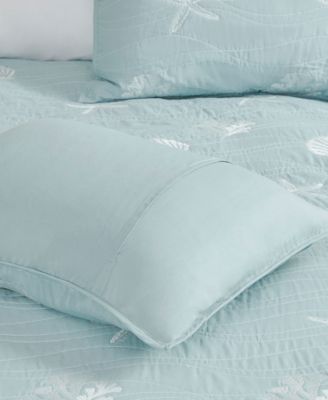 Seaside Reversible 4-Pc. Quilt Set, Full/Queen