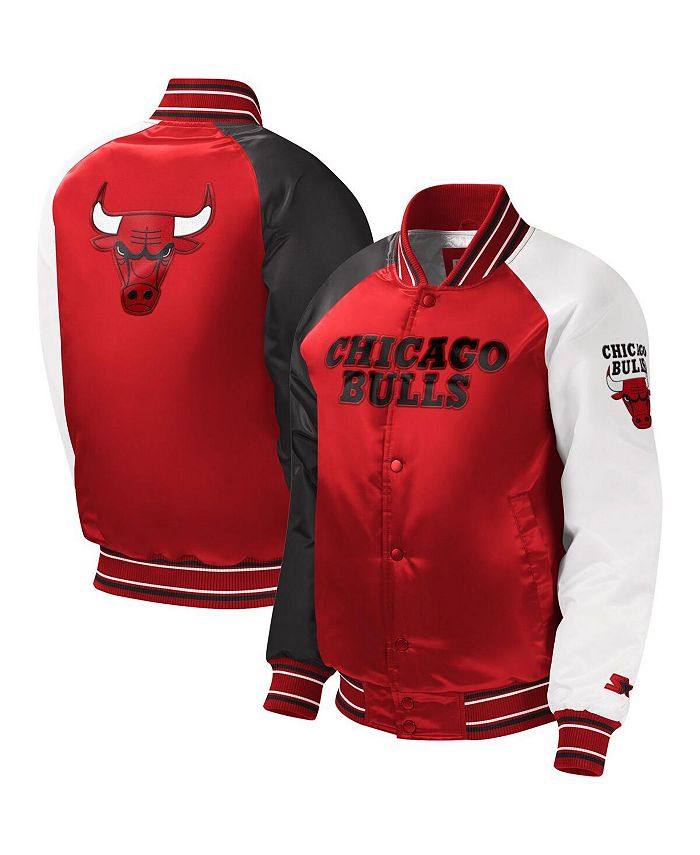 Off White Chicago Bulls Red Varsity Jacket - Films Jackets
