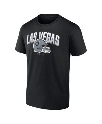 Men's Black, White Las Vegas Raiders Long and Short Sleeve Two-Pack T-shirt