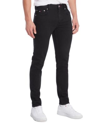 Tommy Hilfiger - Men's Denton Straight-Fit Black Jeans