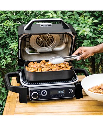 Ninja Woodfire Outdoor Electric Grill 7-in-1 Master Grill Bundle - The Home  Depot