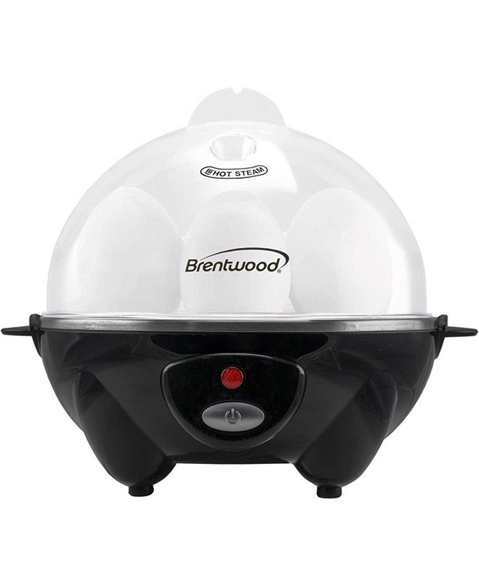 Brentwood Appliances 7 Egg Cooker/Steamer Black Macy's