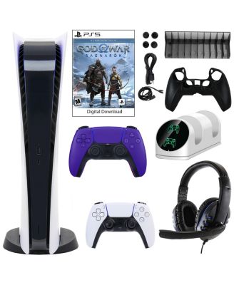 PS5 Digital GOW Console w/ Extra Controller & Accessories Kit - Macy's