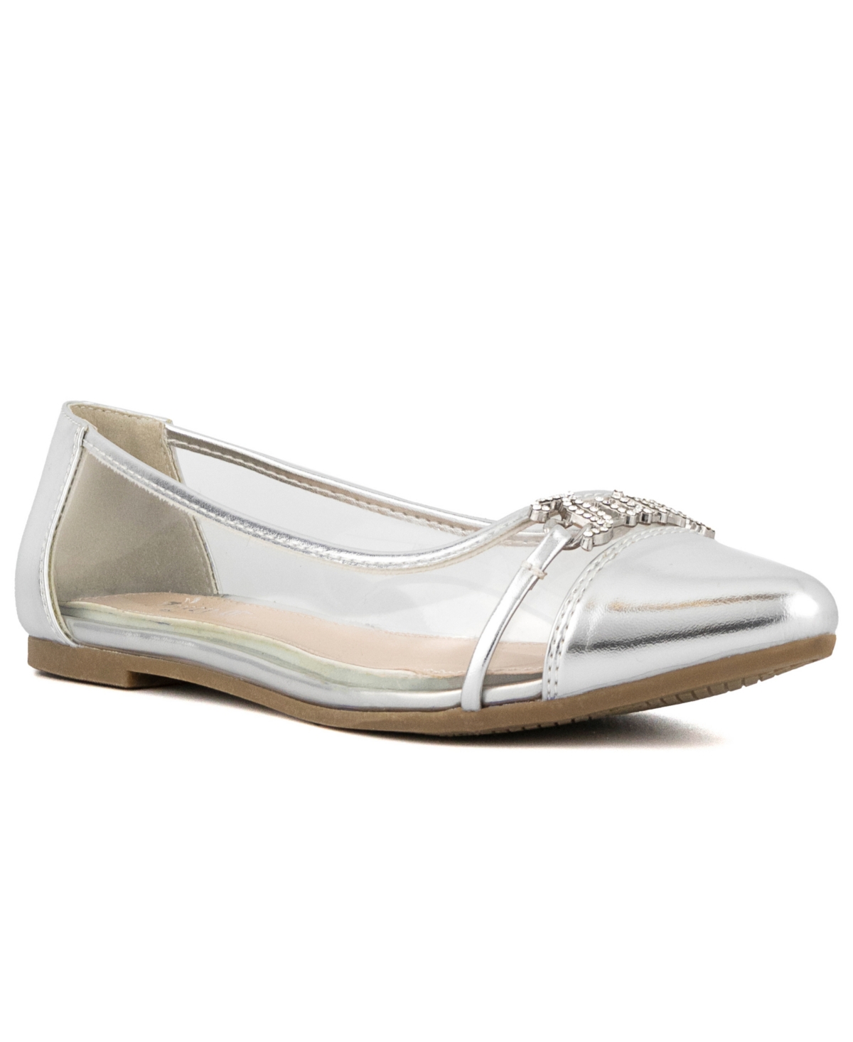 Juicy Couture Women's Pixie Slip-on Lucite Flats In Clear
