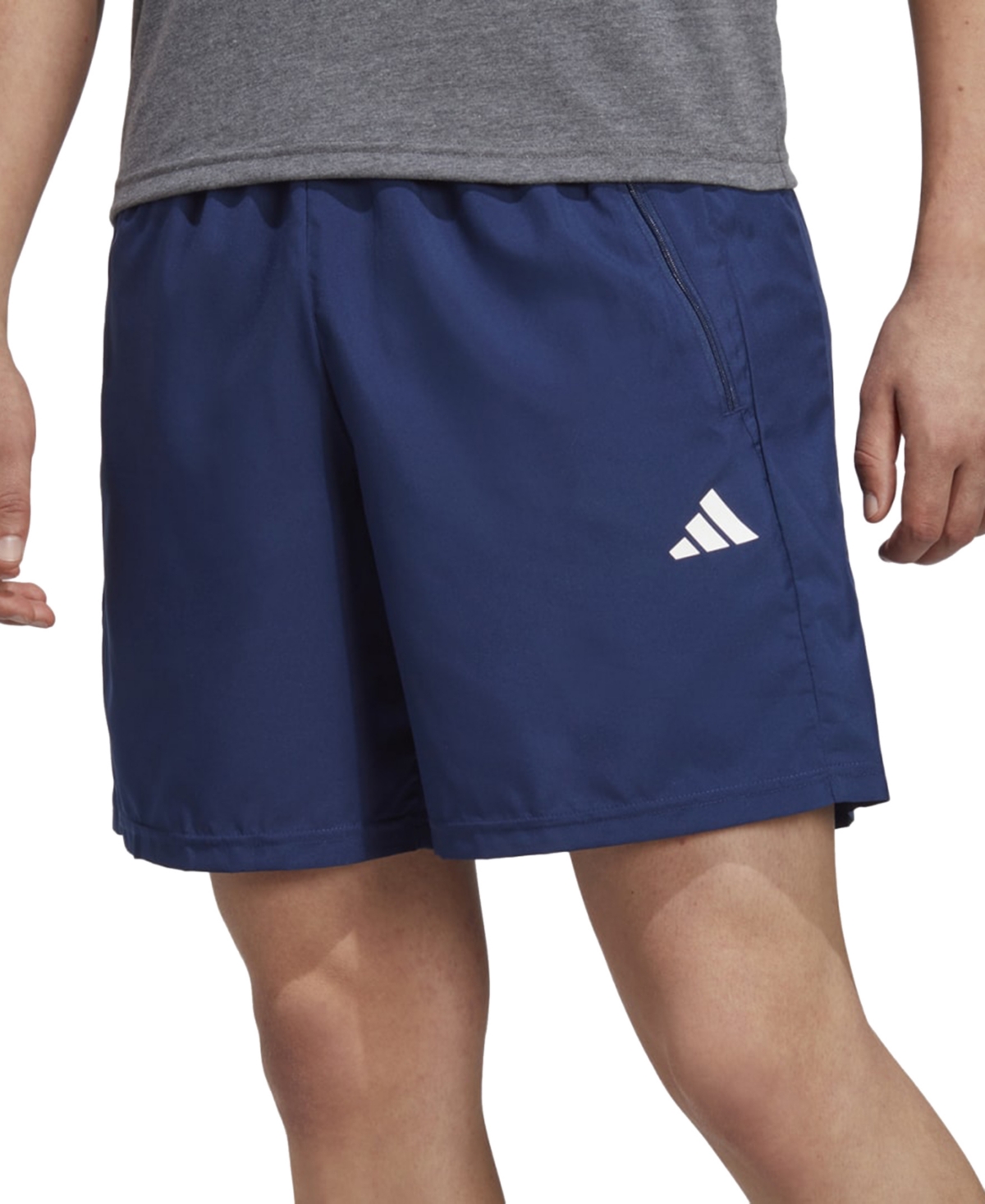 Shop Adidas Originals Men's Essentials Training Shorts In Dark Blue
