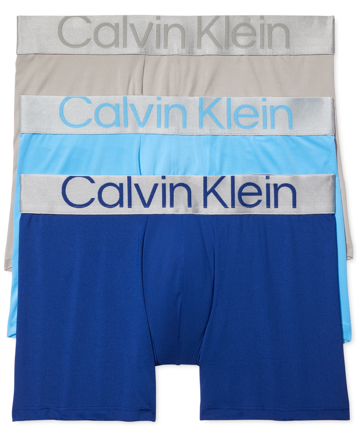 CALVIN KLEIN MEN'S 3-PK STEEL BOXER BRIEFS