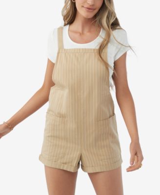 O'Neill - Juniors' Summerlin Stripe-Print Cotton Romper
