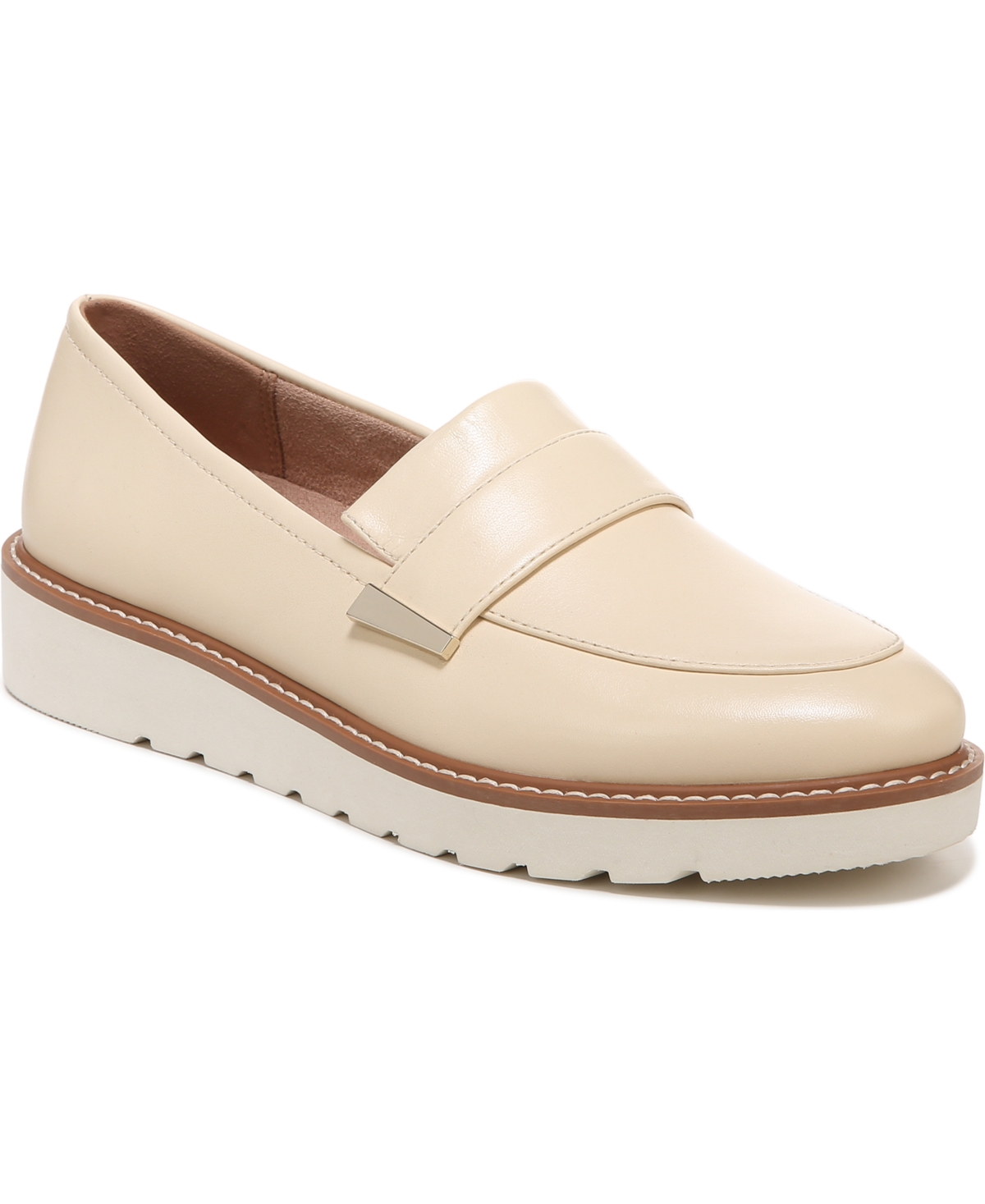 Naturalizer Adiline Loafer In Vanilla Cream Leather