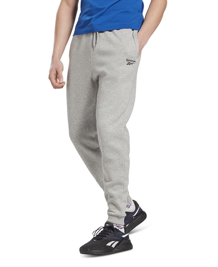 Reebok Men's Identity Classic Fleece Drawstring-Waist Logo Jogger Pants -  Macy's