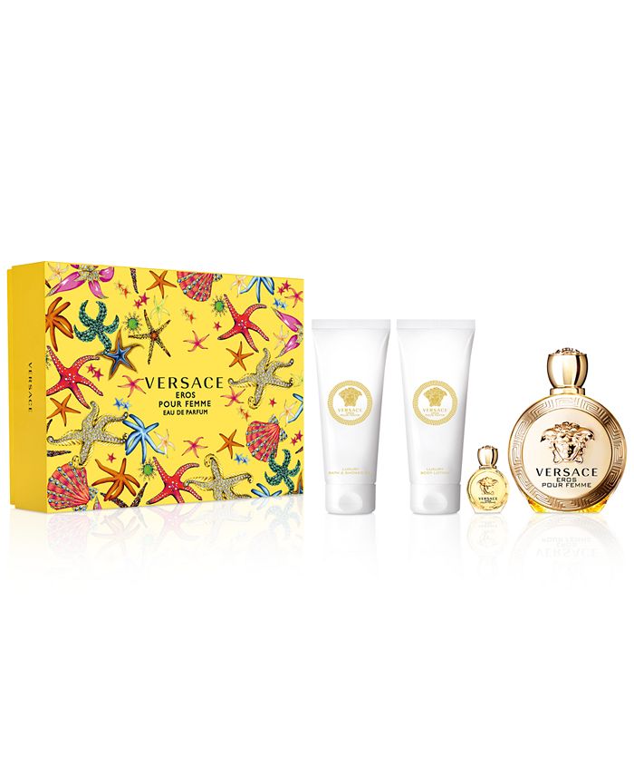 Versace 4-Pc. Eros Pour Femme Eau de Parfum Gift Set - Macy's
