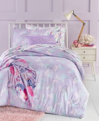 Charter Club Kids Silver Butterfly Comforter Sets Created For Macys Bedding