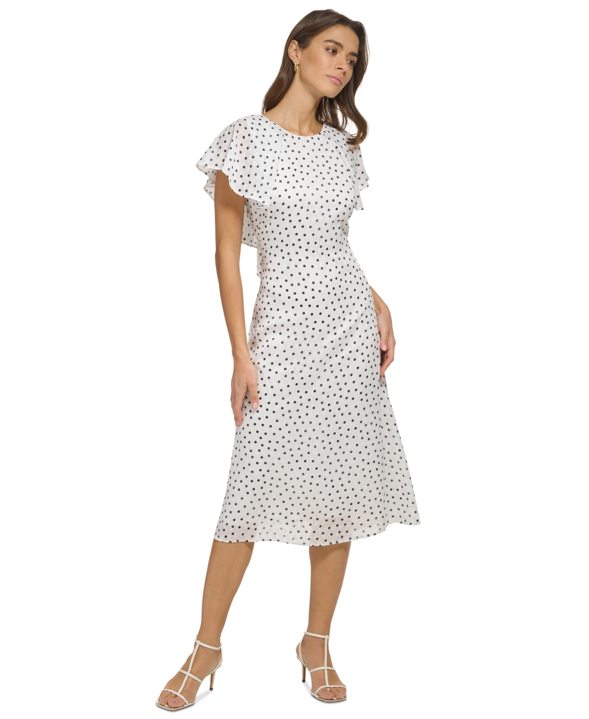 Dkny polka dot dress new arrivals