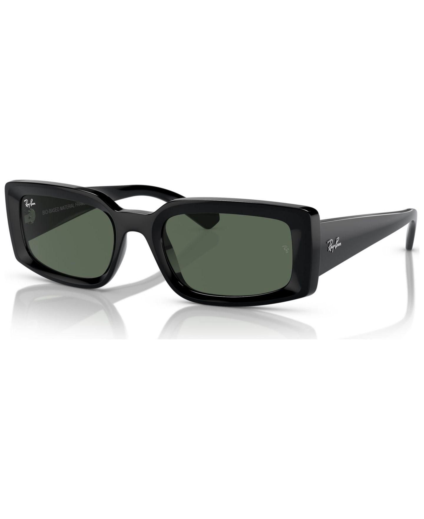 Женские солнцезащитные очки Ray-Ban Kiliane Low Bridge Fit Sunglasses, RB4395F54-X 54, цвет: Чёрный — фото 1