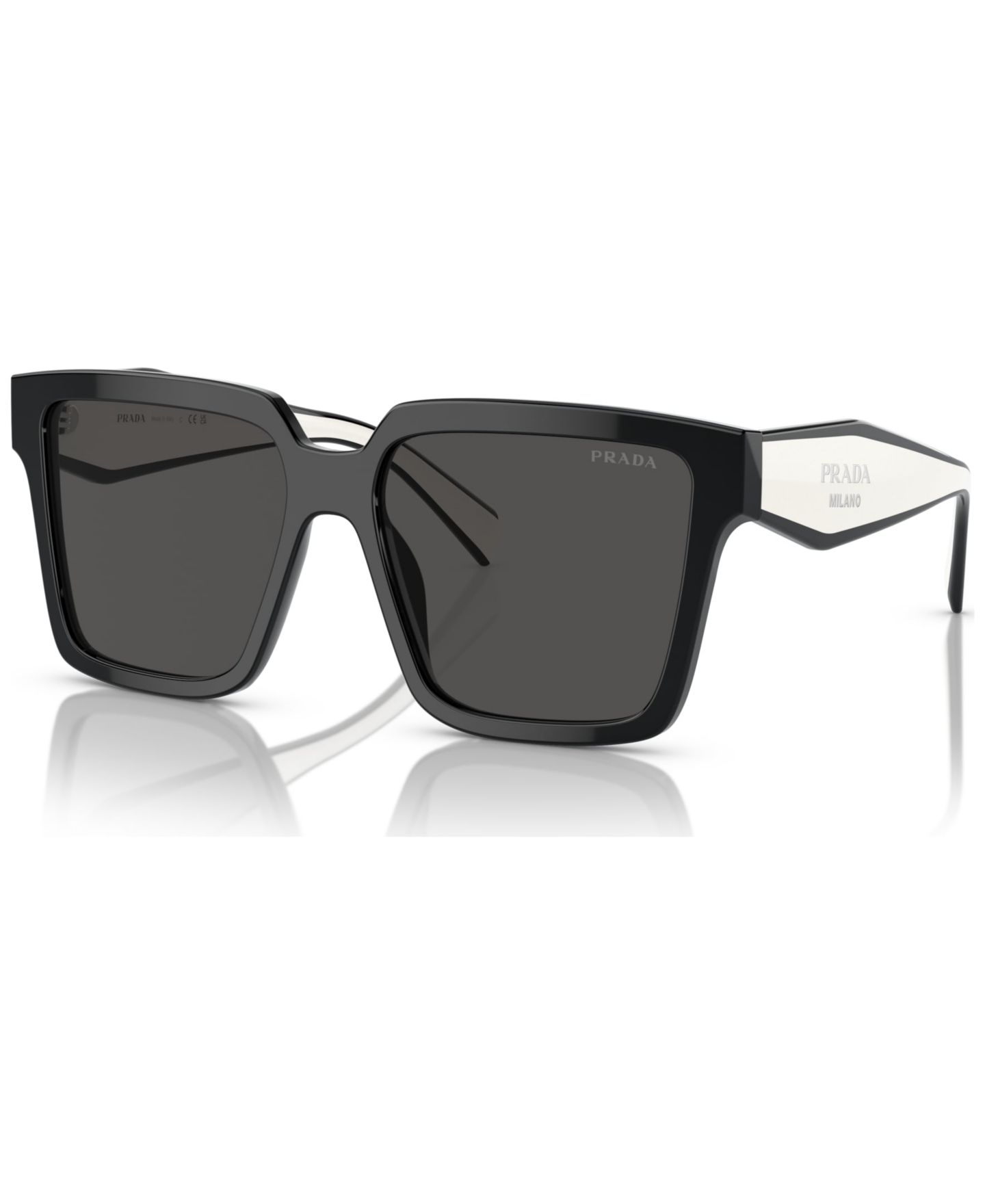 Женские солнцезащитные очки PRADA Sunglasses, PR24ZS, цвет: Чёрный — фото 1