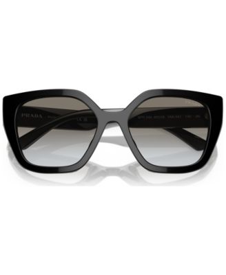 Monochrome Rectangular Women's Sunglasses, PR 24XS