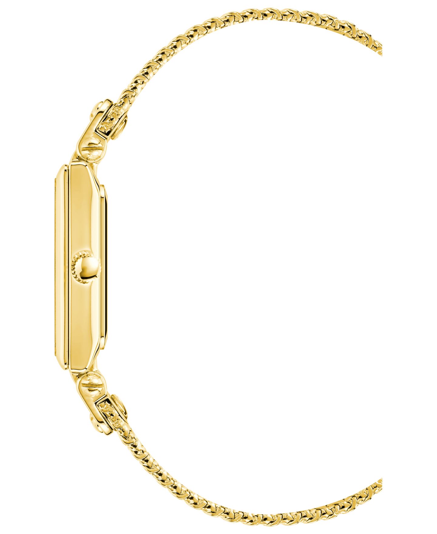 Женские часы Anne Klein Three Hand Quartz Gold-tone Stainless Steel Band Watch, 21.5mm — фото 2