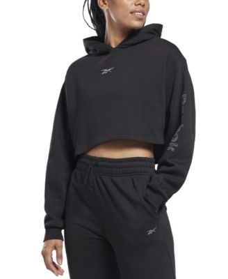 Reebok - Women's Modern Safari Cropped Cover-Up Hoodie