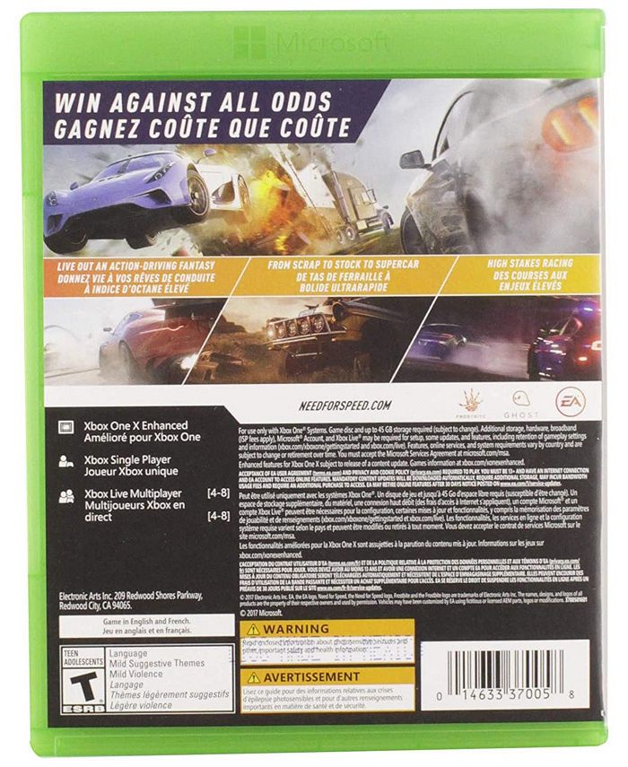 Electronic Arts Need for Speed Payback - Xbox One - Macy's