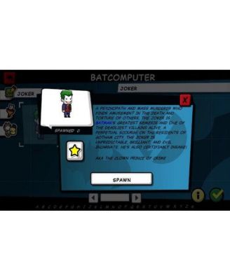 Scribblenauts Unmasked: A DC Comics Adventure - Wii-U