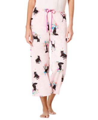 Hue - Women's Sitting Pretty Kitty Capri Pajama Pants