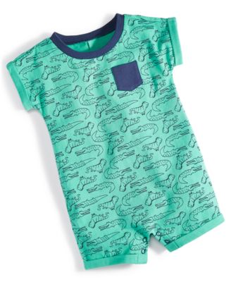 First Impressions - Baby Boys Oh Croc Sunsuit,
