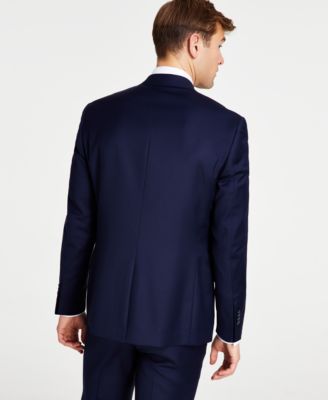 Men's Classic-Fit Wool-Blend Stretch Solid Suit Jacket