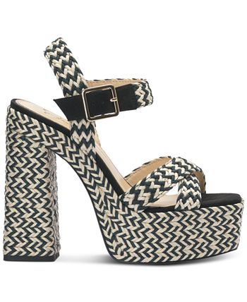 Jessica Simpson Brycen Ankle Strap Slingback Espadrille Platform