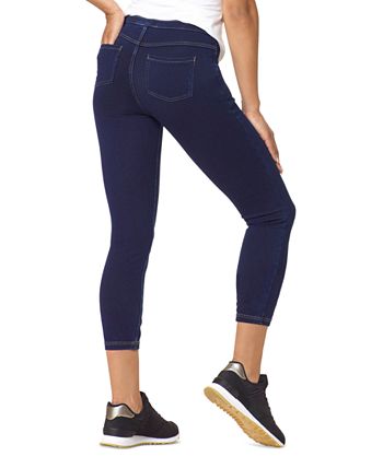 Hue Denim Pull On Leggings With