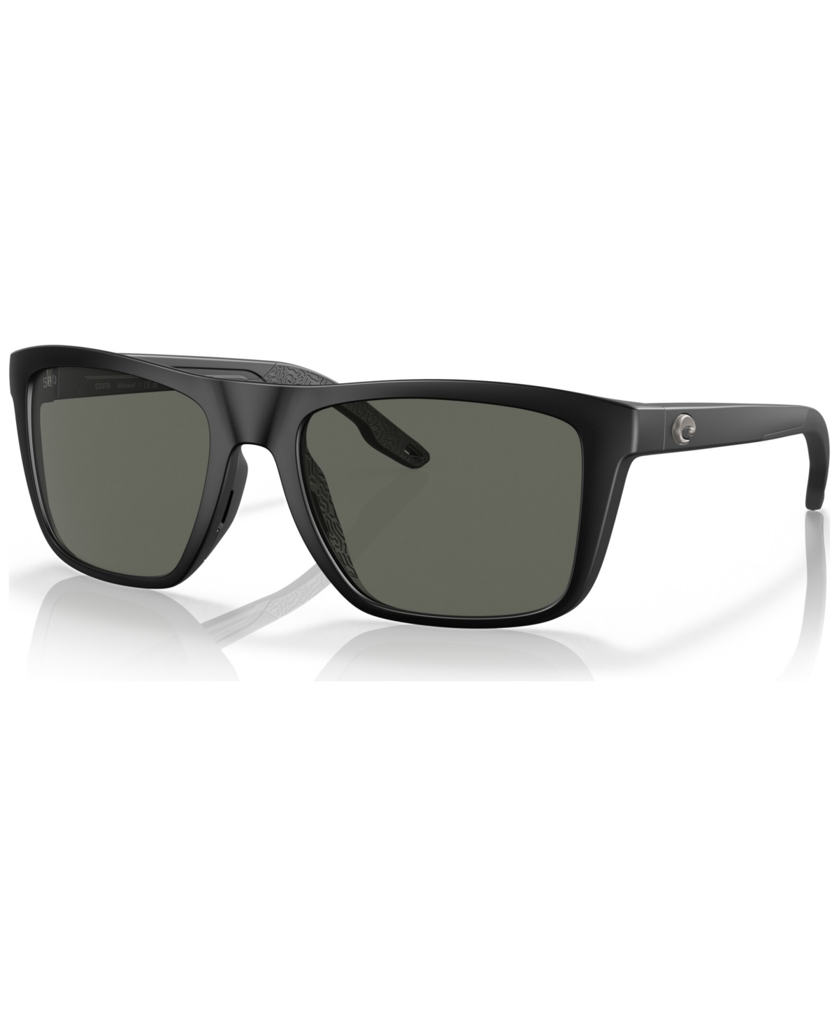 Men's Mainsail Polarized Sunglasses, 6S910755-p 55 - Matte Black