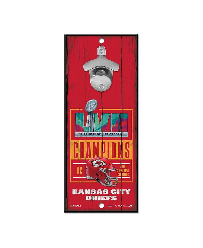 Lids Kansas City Chiefs Super Bowl LVII Champions 20 Steel Logo