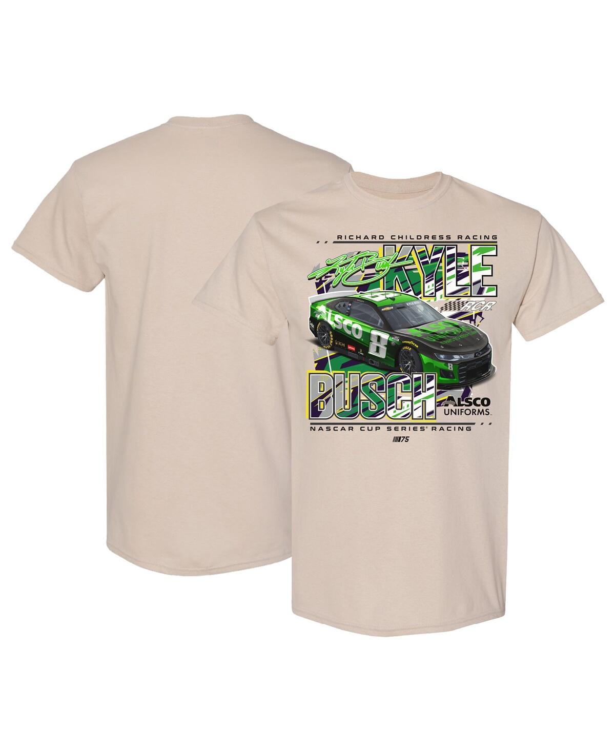 Richard Childress Racing Team Collection Men's  Cream Kyle Busch Alsco Uniforms T-shirt