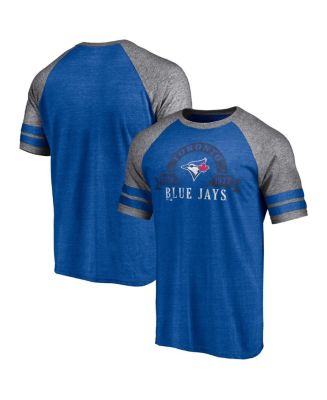 Fanatics Men's Branded Heather Royal Toronto Blue Jays Utility Two-Stripe  Raglan Tri-Blend T-shirt - Macy's
