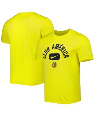 Nike Men's Yellow Club America Lockup Legend Performance T-shirt