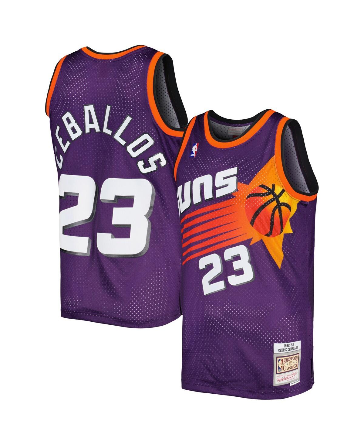Men's Mitchell & Ness Cedric CeballosPhoenix Suns 1996-97 Hardwood Classics Swingman Jersey - Purple