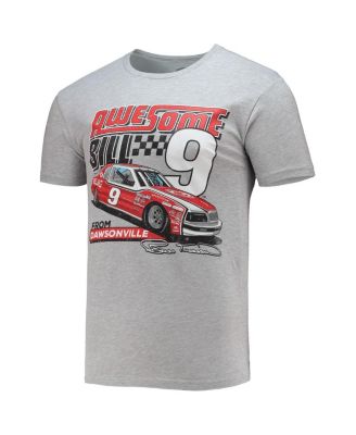 Men's Heathered Gray Bill Elliott Legends T-shirt