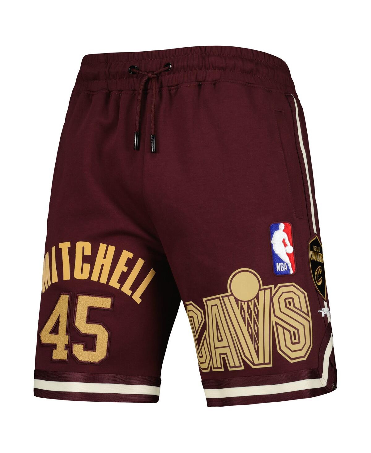 Pro Standard Men's  Donovan Mitchell Wine Cleveland Cavaliers Player Replica Shorts In Wine